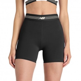 New Balance Pantaloncini Running Ac Fitted 5 Nero Donna