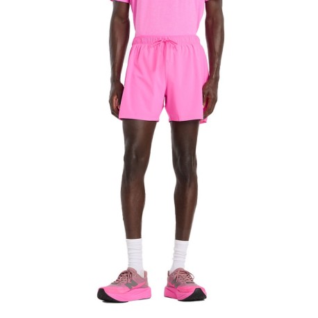 New Balance Pantaloncini Running Rc 5 Rosa Heat Uomo