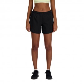 New Balance Pantaloncini Running Sport Essential 5 Nero Donna