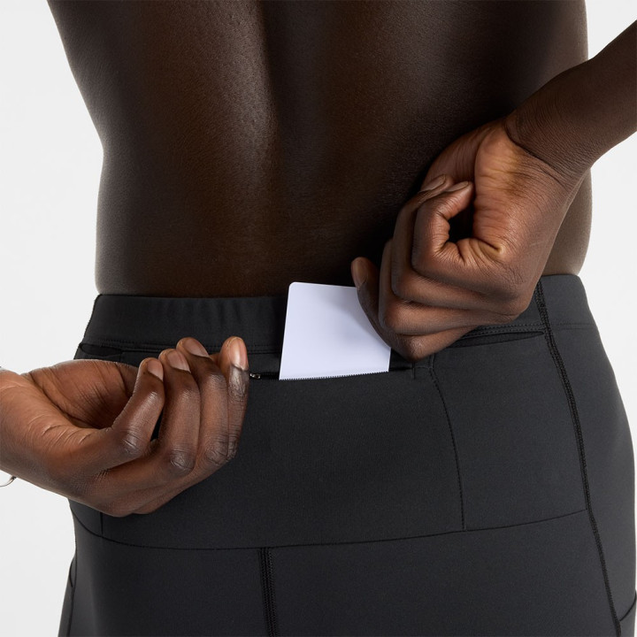 New Balance Pantaloncini Running Tight Sleek Pocket 9" Nero Uomo