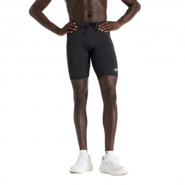 New Balance Pantaloncini Running Tight Sleek Pocket 9" Nero Uomo