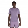 New Balance T-Shirt Running Athlerics Candied Violet Heather Uomo