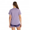 New Balance T-Shirt Running Athletics Candied Violet Heather Donna