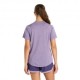 New Balance T-Shirt Running Athletics Candied Violet Heather Donna