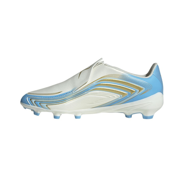 ADIDAS F50 Messi League Ll Fg Avorio Azzurro - Scarpe Da Calcio Bambino