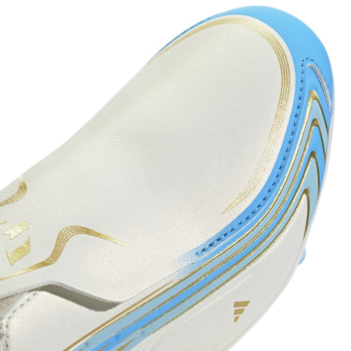ADIDAS F50 Messi League Ll Fg Avorio Azzurro - Scarpe Da Calcio Bambino