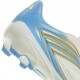 ADIDAS F50 Messi League Ll Fg Avorio Azzurro - Scarpe Da Calcio Bambino