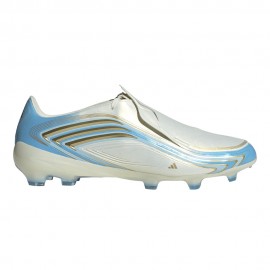 ADIDAS F50 Messi Pro Fg Avorio Azzurro - Scarpe Da Calcio Uomo