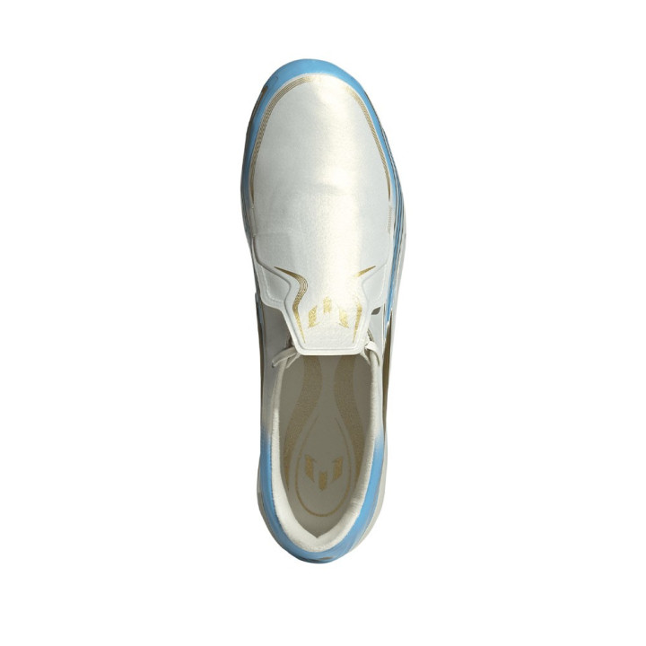 ADIDAS F50 Messi Pro Fg Avorio Azzurro - Scarpe Da Calcio Uomo