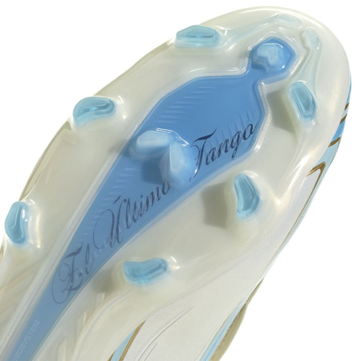 ADIDAS F50 Messi Pro Fg Avorio Azzurro - Scarpe Da Calcio Uomo