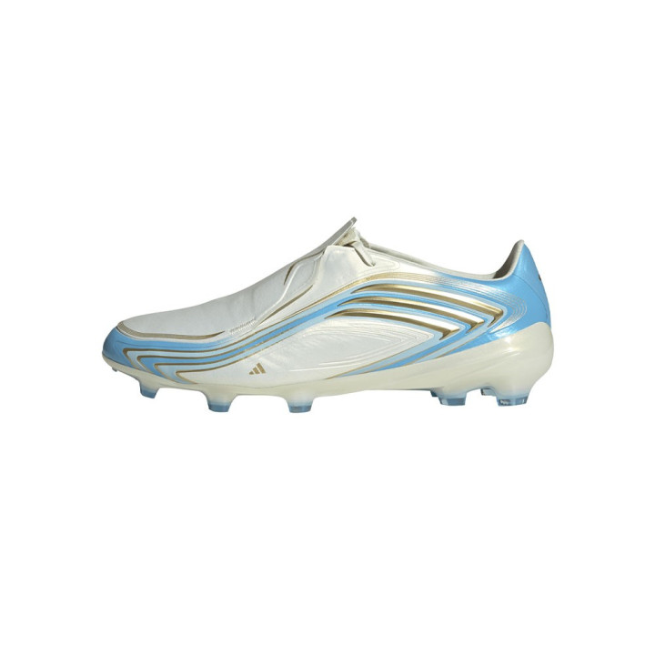ADIDAS F50 Messi Pro Fg Avorio Azzurro - Scarpe Da Calcio Uomo