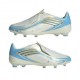 ADIDAS F50 Messi Elite Fg Avorio Azzurro - Scarpe Da Calcio Bambino