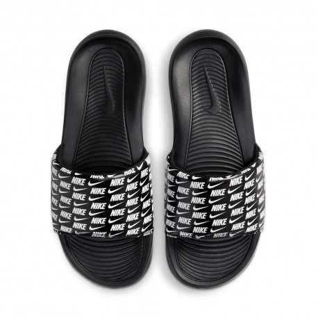 Nike Victory Logo Bianco Nero - Ciabatte Mare Uomo