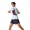 Brooks T-Shirt Trail Running High Point Blu Dk Russet Uomo