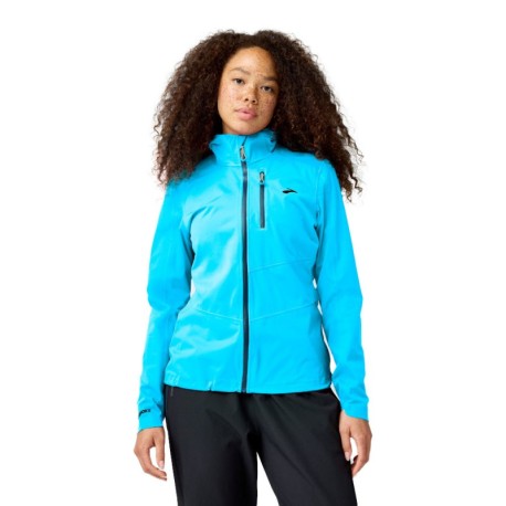 Brooks Giacca Trail Running High Point Wp Atomic Blu Donna
