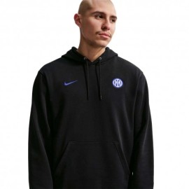 Nike Felpa Calcio Inter Club Nero Blu Uomo