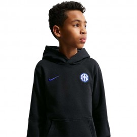 Nike Felpa Calcio Inter Club Nero Blu Bambino