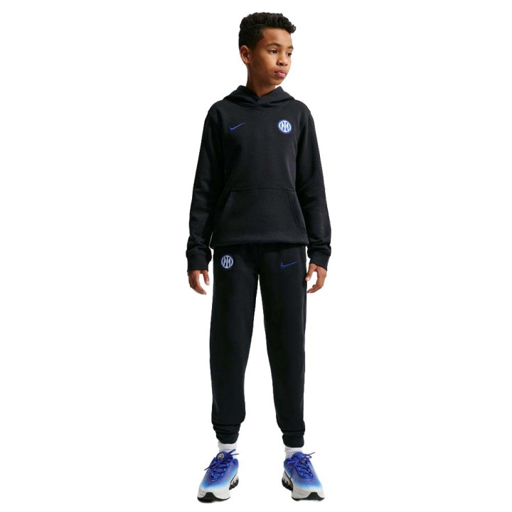 Nike Felpa Calcio Inter Club Nero Blu Bambino