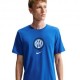 Nike Maglia Maniche Corte Inter Crest Blu Bianco Uomo