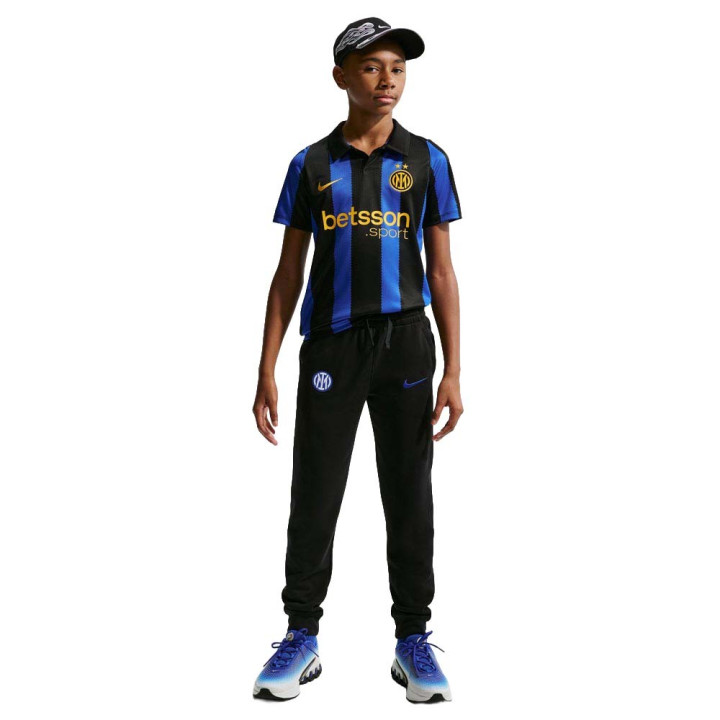 Nike Pantaloni Allenamento Calcio Inter Club Nero Blu Bambino