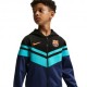 Nike Tuta Calcio Fcb Mxdmtrl 3R Nero Azzurro Bambino