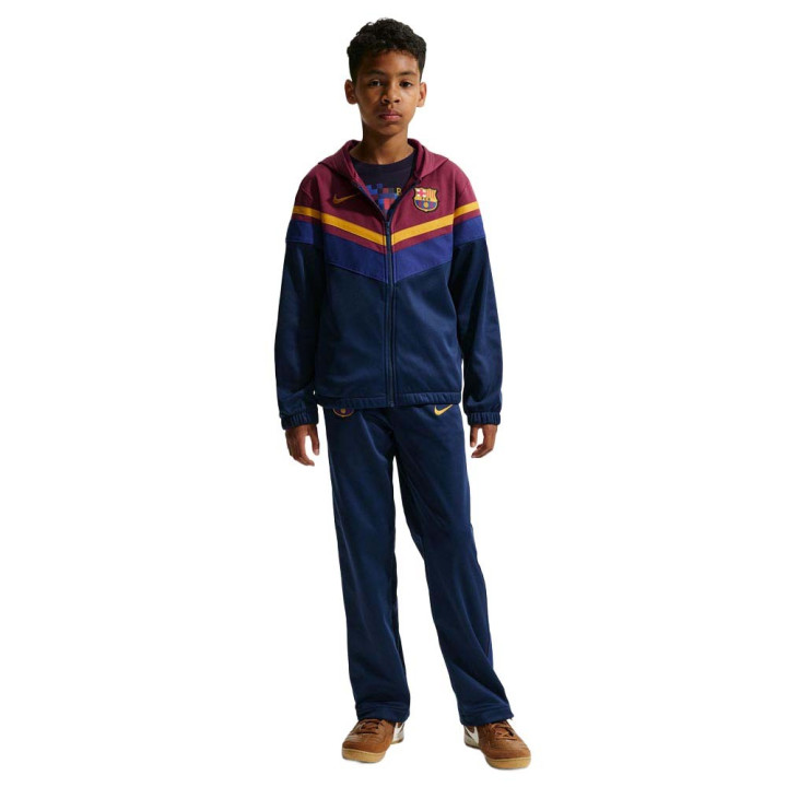Nike Tuta Calcio Fcb Mxdmtrl Blu Rosso Bambino
