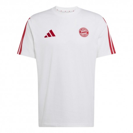 ADIDAS Maglia Maniche Corte Bayer Dna Bianco Rosso Uomo