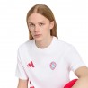 ADIDAS Maglia Maniche Corte Fc Bayern Culture Bianco Rosso Uomo