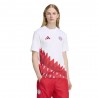 ADIDAS Maglia Maniche Corte Fc Bayern Culture Bianco Rosso Uomo