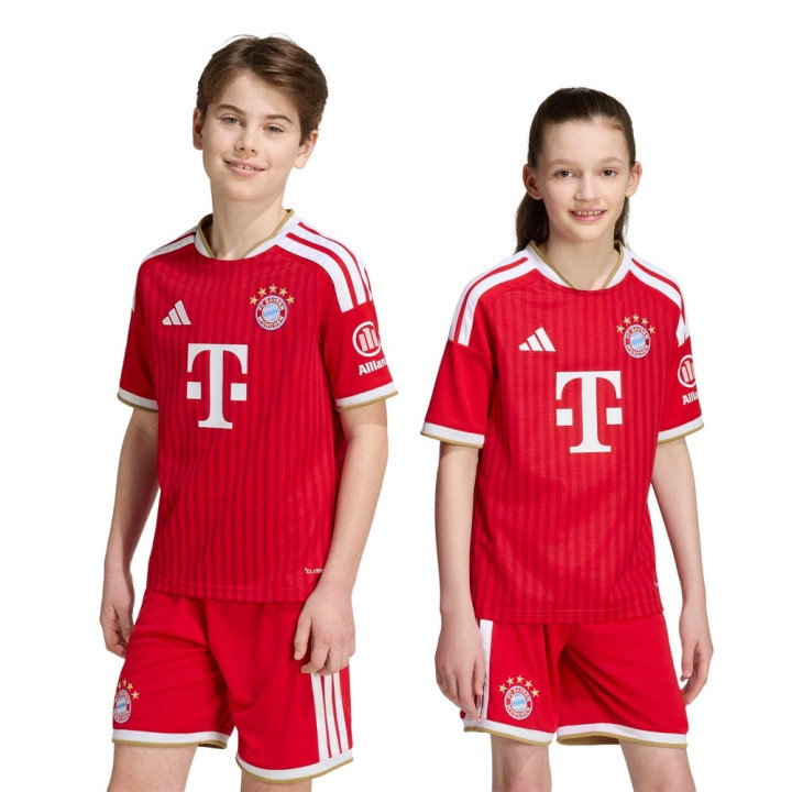 ADIDAS Maglia Calcio Fc Bayern Home 26 27 Rosso Bianco Bambino
