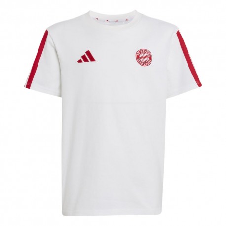ADIDAS Maglia Maniche Corte Fc Bayern Tr Bianco Rosso Bambino