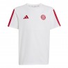 ADIDAS Maglia Maniche Corte Fc Bayern Tr Bianco Rosso Bambino