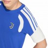 ADIDAS Maglia Maniche Corte Juve Cotton Blu Bianco Bambino