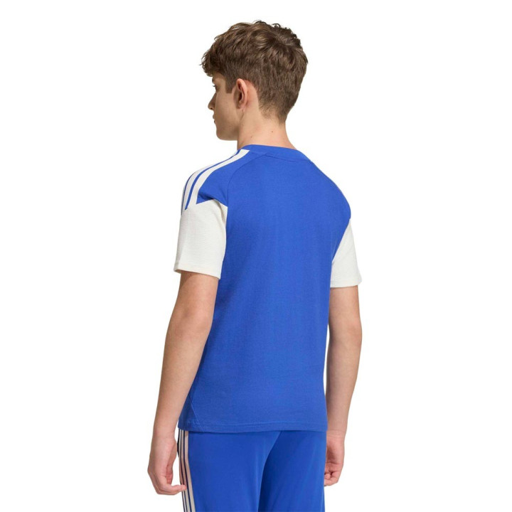 ADIDAS Maglia Maniche Corte Juve Cotton Blu Bianco Bambino