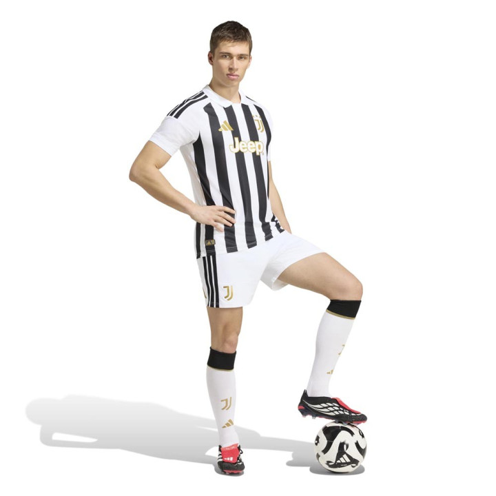 ADIDAS Maglia Calcio Juve Home Authentic 26 27 Bianco Nero Uomo