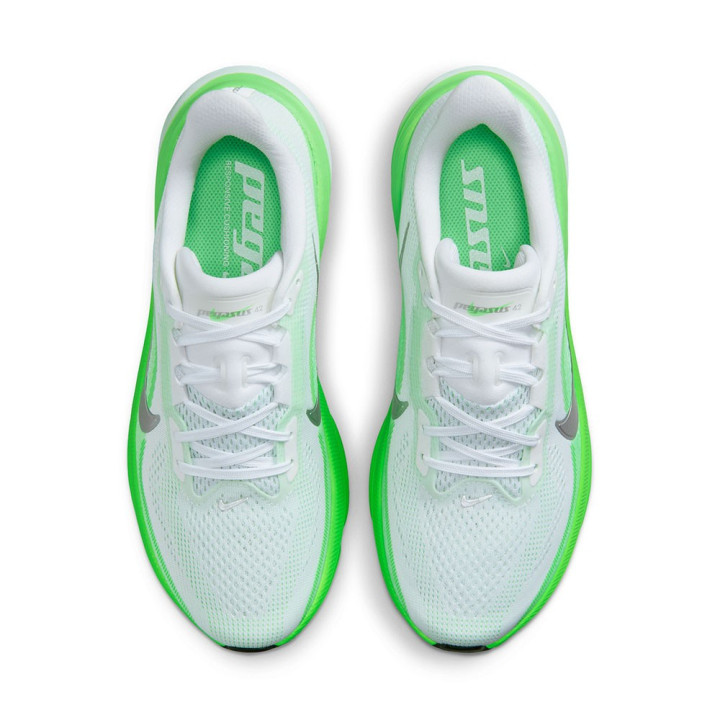 Nike Air Zoom Pegasus 42 Bianco Verde - Scarpe Running Donna
