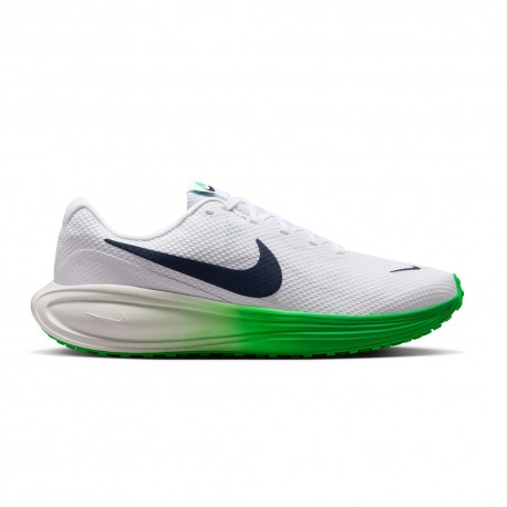 Nike Revolution 8 Bianco Blu Verde - Scarpe Running Uomo