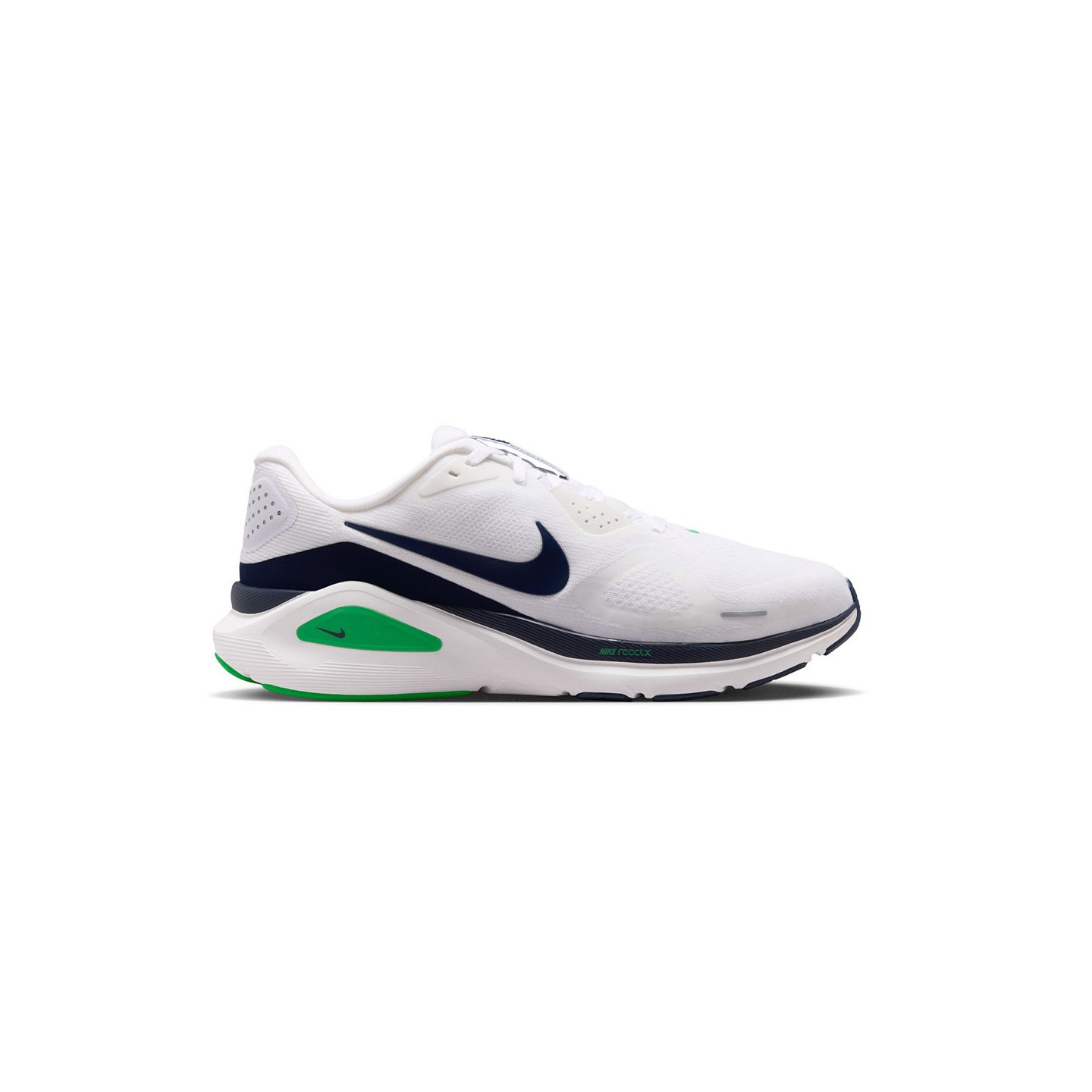 Nike Uomo Bianco Structure 26 Comode Versatili Casual Scarpe Da Corsa Sneaker Bianca Hj1102-108 Cm - Immagine 3