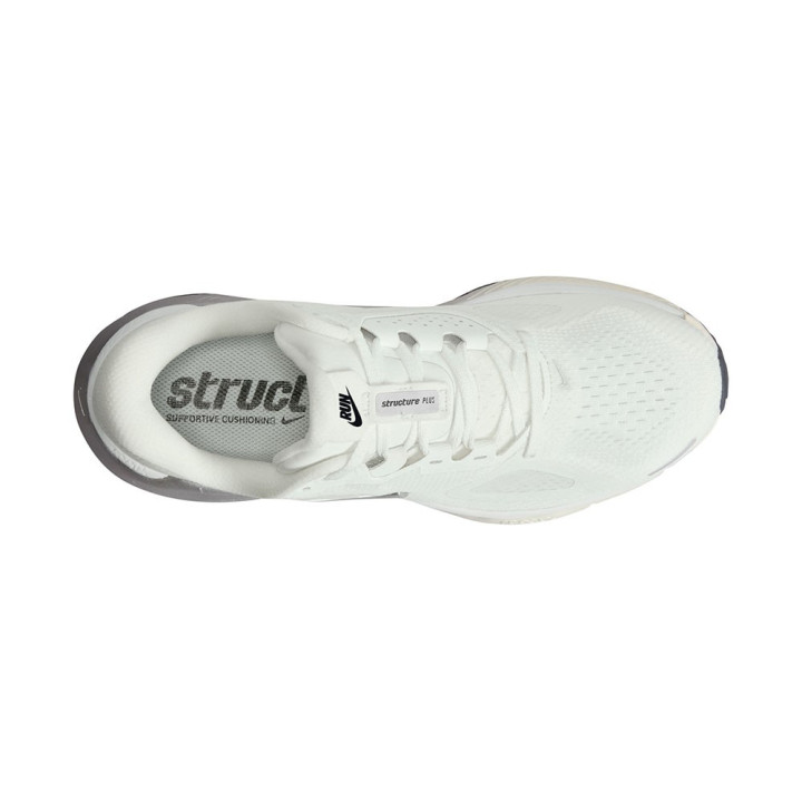 Nike Structure Plus Bianco Argento - Scarpe Running Donna
