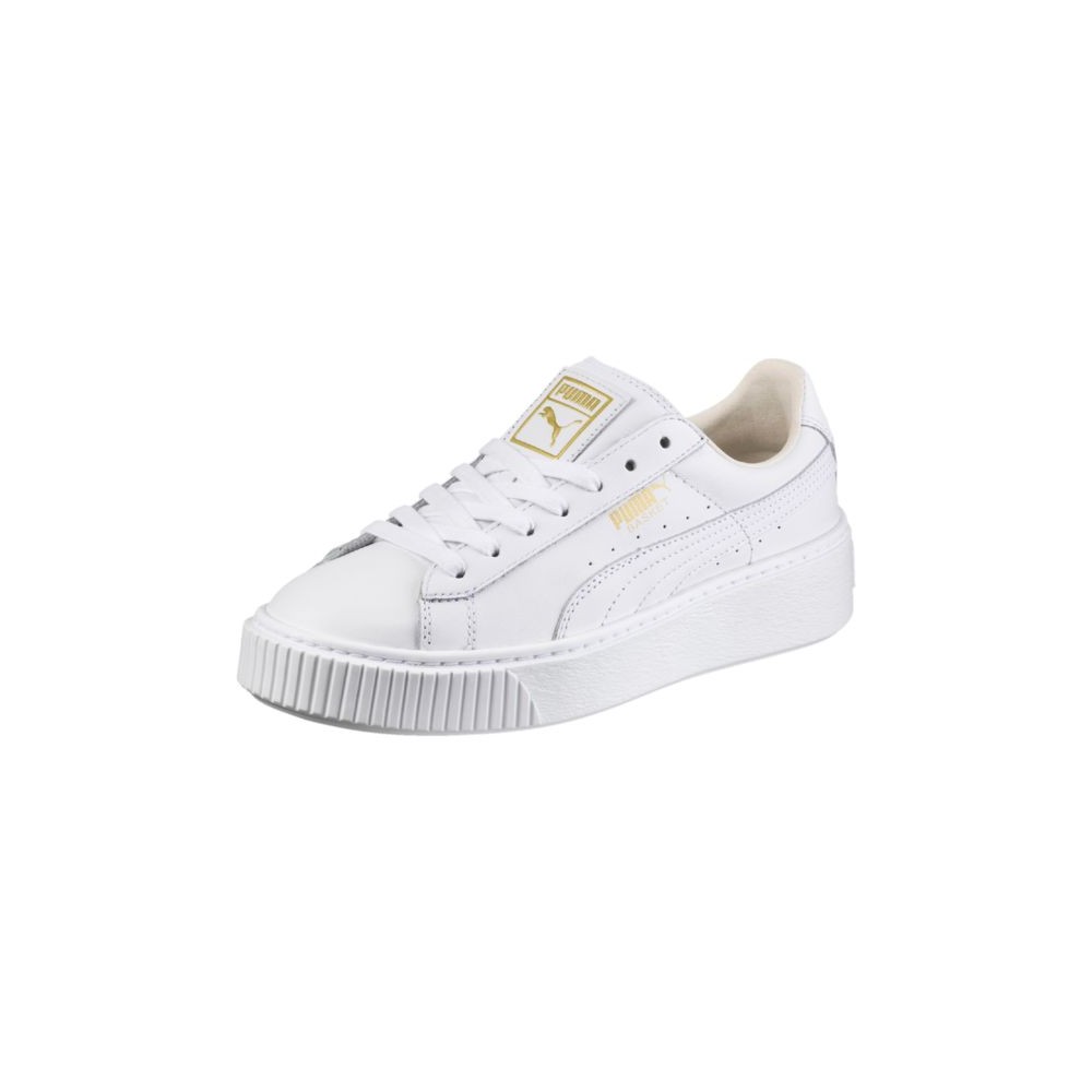 PUMA Basket CORE platform in vera pelle Sneaker Donna Scarpe Classic 364040 04 PUMA Basket CORE platform in vera pelle Sneaker Donna Scarpe Classic 364040 04