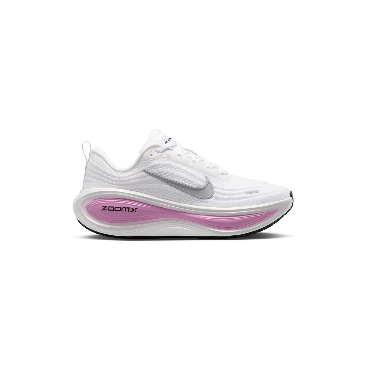 Nike Donna Bianco Vomero Plus Lilla Sbiancato Scarpe Da Ginnastica Summit- Argento Metallico Hv8154110 Cm - Immagine 3