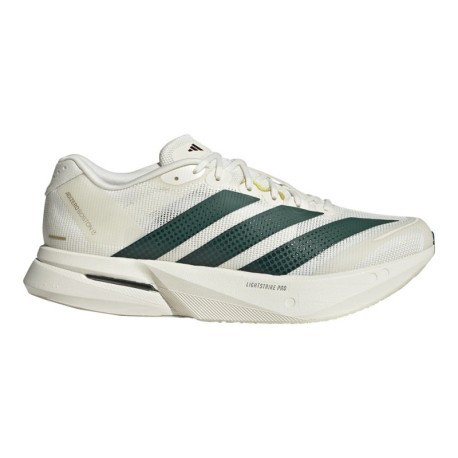 Adidas Adizero Boston 13 Bianco Verde Blu - Scarpe Running Uomo