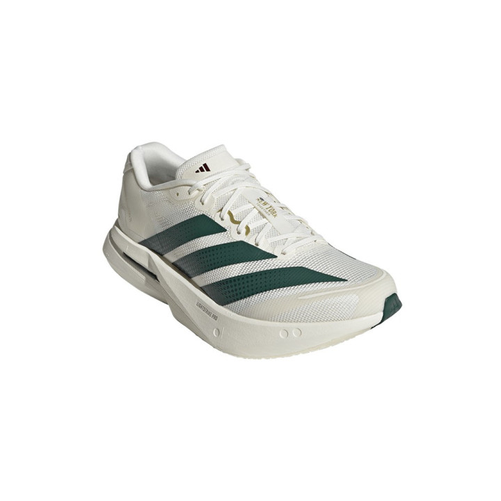 Adidas Adizero Boston 13 Bianco Verde Blu - Scarpe Running Uomo