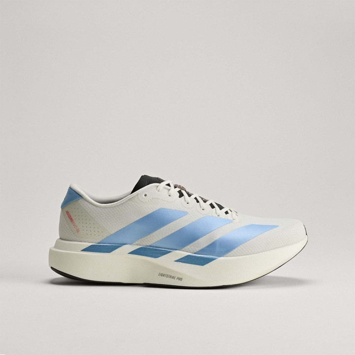Adidas Adizero Evo Sl Bianco Blu Rosso - Scarpe Running Uomo