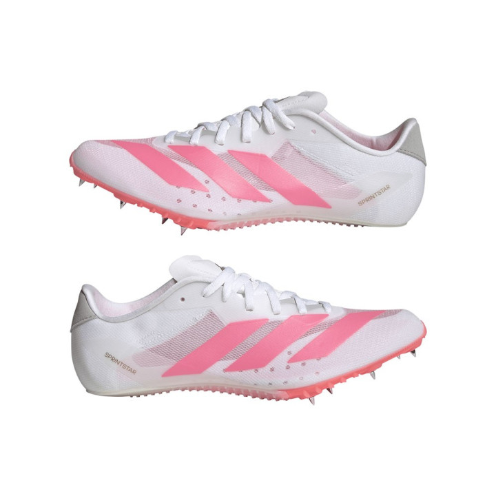 Adidas Adizero Sprintstar Bianco Soltur Oro - Scarpe Running Uomo