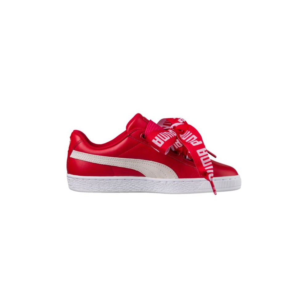 Scarpe PUMA Donna Basket Heart De Rosso 364082 Scarpe PUMA Donna Basket Heart De Rosso 364082