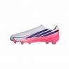 ADIDAS F50 Hyperfast Elite Ll Fg Bianco Viola - Scarpe Da Calcio Bambino