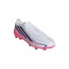 ADIDAS F50 Hyperfast Elite Ll Fg Bianco Viola - Scarpe Da Calcio Bambino