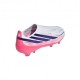 ADIDAS F50 Hyperfast Elite Ll Fg Bianco Viola - Scarpe Da Calcio Bambino