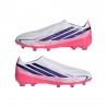 ADIDAS F50 Hyperfast Elite Ll Fg Bianco Viola - Scarpe Da Calcio Bambino